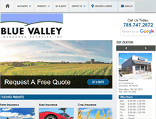 Tablet Screenshot of bluevalleyins.com